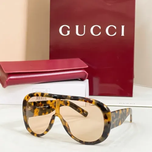 Gucci AAA Quality Sunglasses #1435777 $60.00 USD, Wholesale Replica Gucci AAA Quality Sunglasses