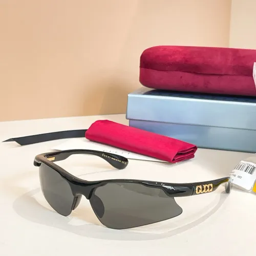 Gucci AAA Quality Sunglasses #1435784 $64.00 USD, Wholesale Replica Gucci AAA Quality Sunglasses