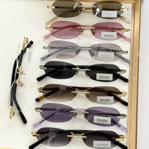Replica MIU MIU AAA Quality Sunglasses #1435810 $64.00 USD for Wholesale