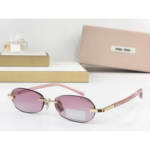 MIU MIU AAA Quality Sunglasses #1435813 $64.00 USD, Wholesale Replica MIU MIU AAA Sunglasses
