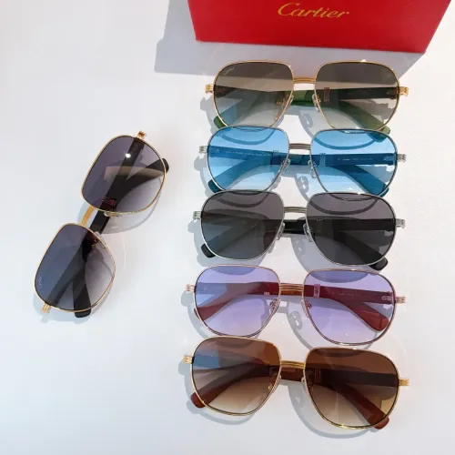 Replica Cartier AAA Quality Sunglassess #1435955 $64.00 USD for Wholesale