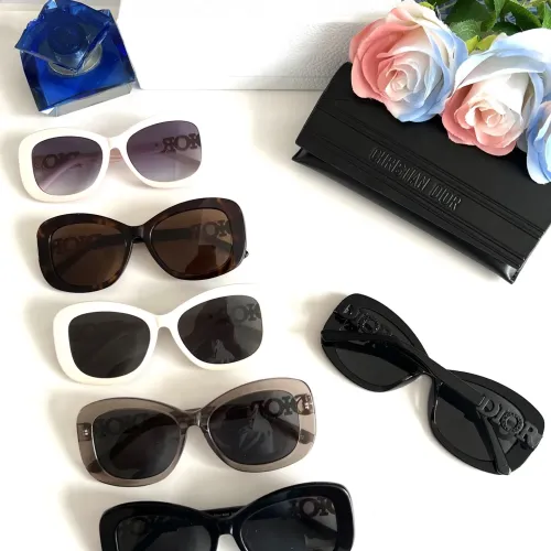 Replica Christian Dior AAA Quality Sunglasses #1436197 $60.00 USD for Wholesale