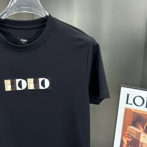 Replica Fendi T-Shirts Short Sleeved For Men #1436347 $80.00 USD for Wholesale