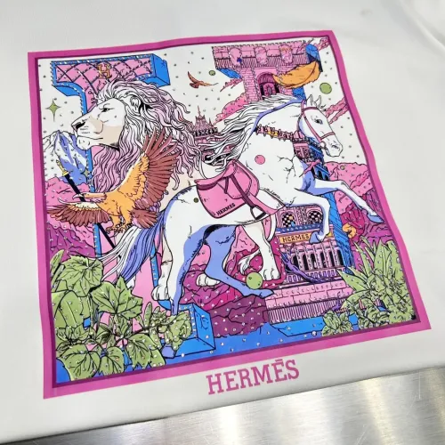 Replica Hermes T-Shirts Short Sleeved For Men #1436348 $80.00 USD for Wholesale