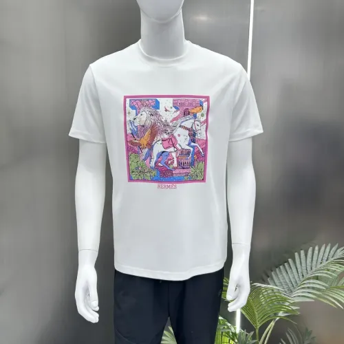 Replica Hermes T-Shirts Short Sleeved For Men #1436348 $80.00 USD for Wholesale