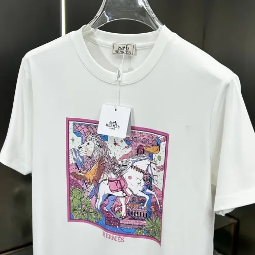 Replica Hermes T-Shirts Short Sleeved For Men #1436348 $80.00 USD for Wholesale