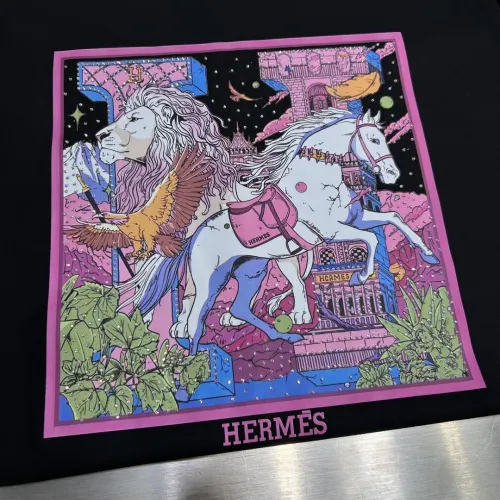 Replica Hermes T-Shirts Short Sleeved For Men #1436350 $80.00 USD for Wholesale