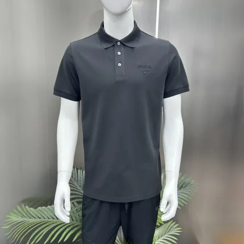 Replica Prada T-Shirts Short Sleeved For Men #1436382 $80.00 USD for Wholesale