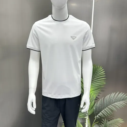 Replica Prada T-Shirts Short Sleeved For Men #1436399 $82.00 USD for Wholesale
