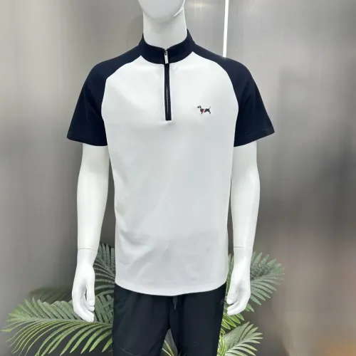 Replica Thom Browne TB T-Shirts Short Sleeved For Men #1436407 $82.00 USD for Wholesale