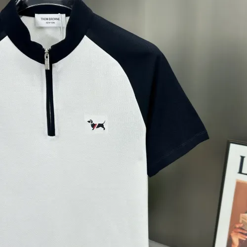 Replica Thom Browne TB T-Shirts Short Sleeved For Men #1436407 $82.00 USD for Wholesale