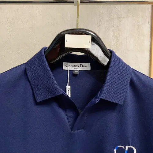 Replica Christian Dior T-Shirts Short Sleeved For Men #1436481 $76.00 USD for Wholesale