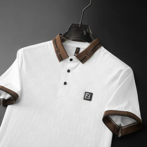 Replica Fendi T-Shirts Short Sleeved For Men #1436698 $45.00 USD for Wholesale