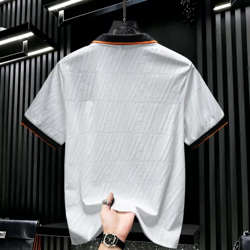 Replica Hermes T-Shirts Short Sleeved For Men #1436708 $45.00 USD for Wholesale