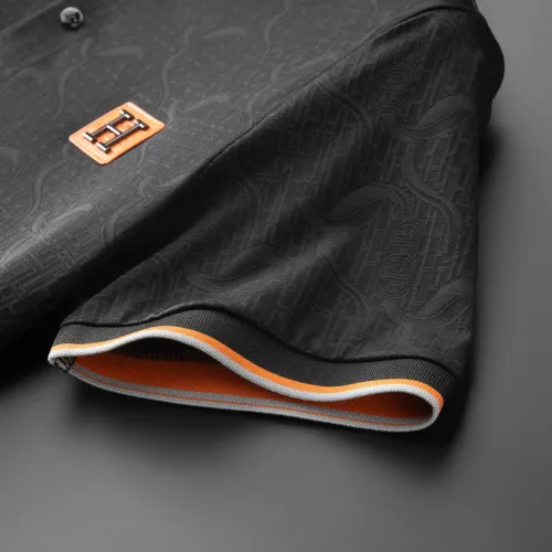 Replica Hermes T-Shirts Short Sleeved For Men #1436713 $45.00 USD for Wholesale