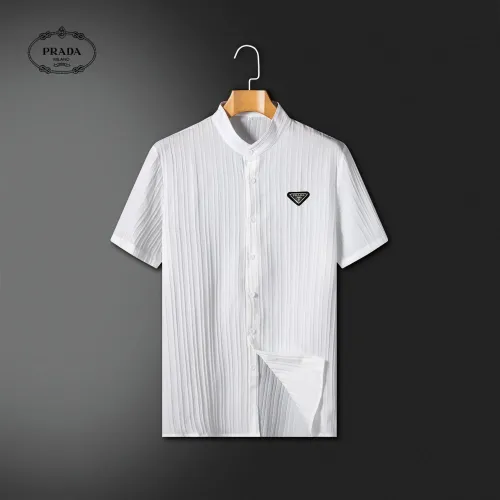 Replica Prada Tracksuits Short Sleeved For Unisex #1436741 $64.00 USD for Wholesale