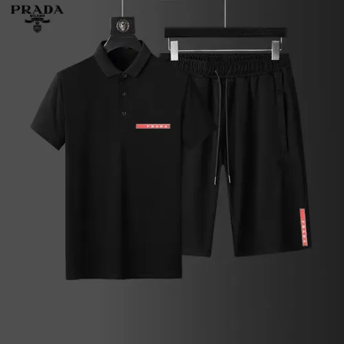 Prada Tracksuits Short Sleeved For Men #1436814