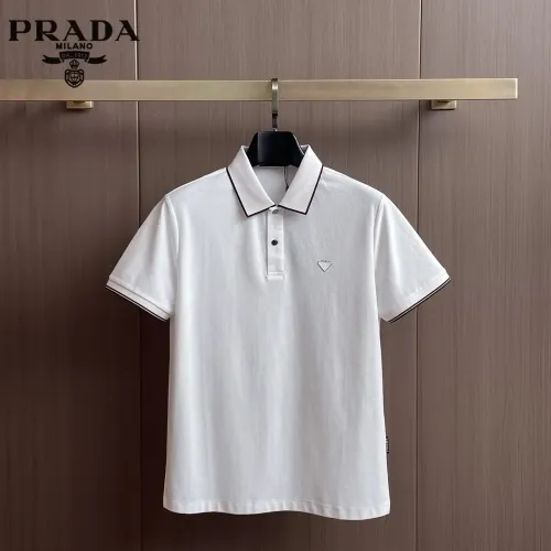 Prada T-Shirts Short Sleeved For Men #1436861