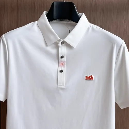 Replica Hermes T-Shirts Short Sleeved For Men #1436872 $48.00 USD for Wholesale