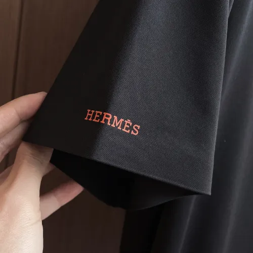 Replica Hermes T-Shirts Short Sleeved For Men #1436875 $48.00 USD for Wholesale
