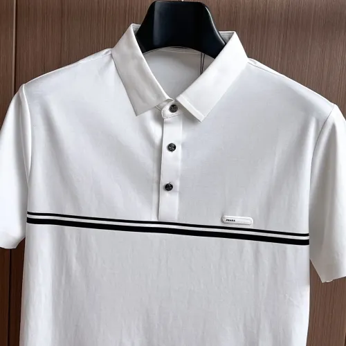 Replica Prada T-Shirts Short Sleeved For Men #1436884 $48.00 USD for Wholesale