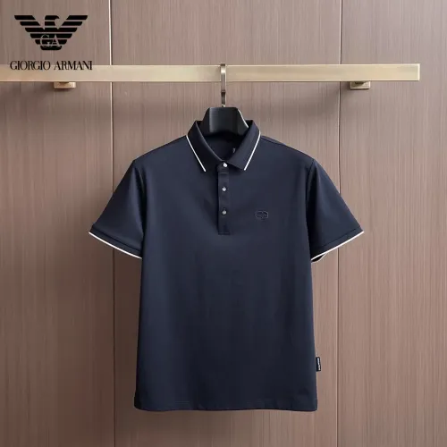 Armani T-Shirts Short Sleeved For Men #1436898