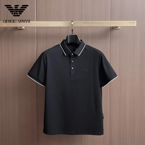Armani T-Shirts Short Sleeved For Men #1436899