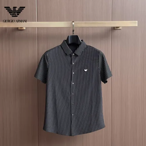 Armani Shirts Short Sleeved For Men #1436926