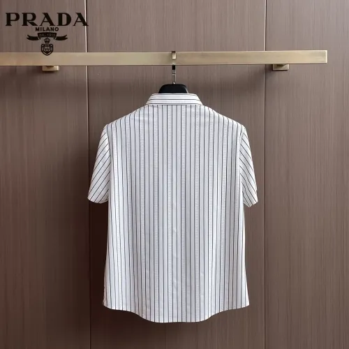 Replica Prada Shirts Short Sleeved For Men #1436935 $52.00 USD for Wholesale