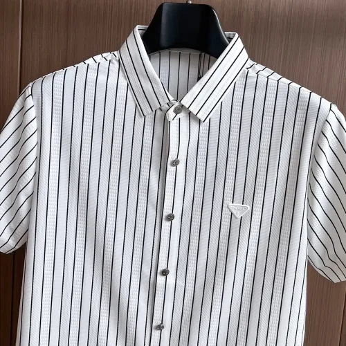 Replica Prada Shirts Short Sleeved For Men #1436935 $52.00 USD for Wholesale