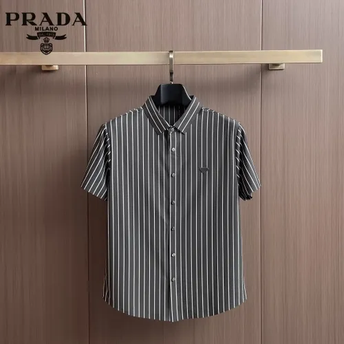 Prada Shirts Short Sleeved For Men #1436938