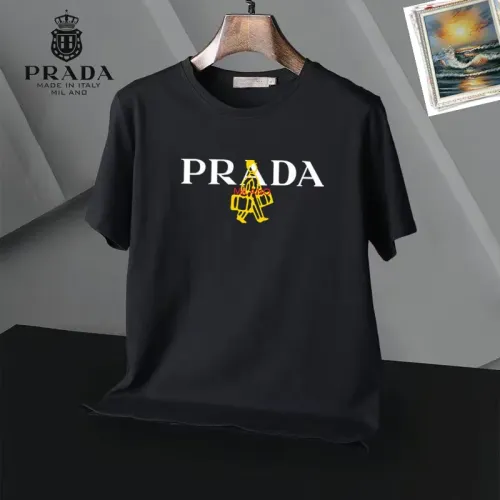 Replica Prada T-Shirts Short Sleeved For Unisex #1437222 $25.00 USD for Wholesale