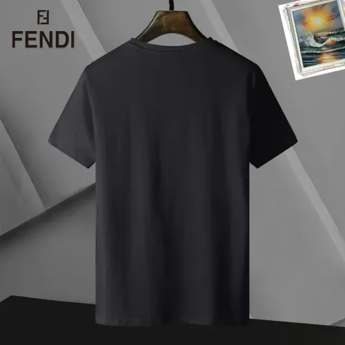 Replica Fendi T-Shirts Short Sleeved For Unisex #1437230 $25.00 USD for Wholesale