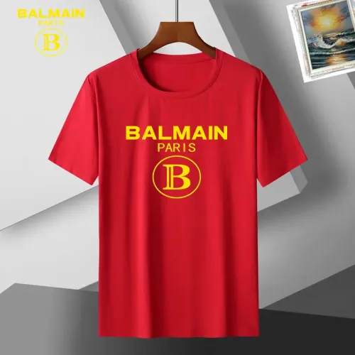 Balmain T-Shirts Short Sleeved For Unisex #1437266 $25.00 USD, Wholesale Replica Balmain T-Shirts