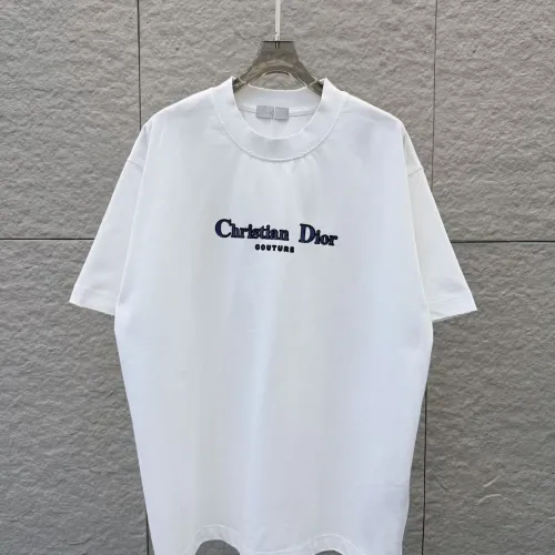 Replica Christian Dior T-Shirts Short Sleeved For Unisex #1437285 $38.00 USD for Wholesale