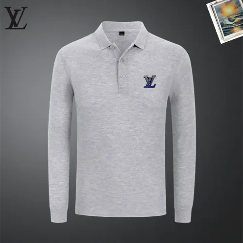 Louis Vuitton LV T-Shirts Long Sleeved For Men #1437293