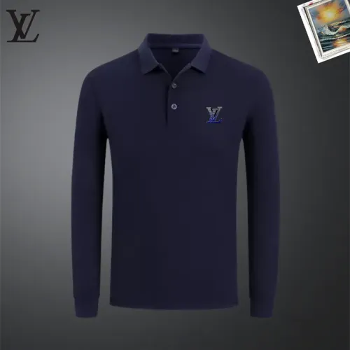 Louis Vuitton LV T-Shirts Long Sleeved For Men #1437296