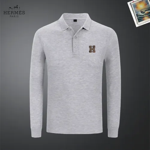 Hermes T-Shirts Long Sleeved For Men #1437318