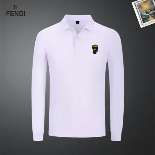 Fendi T-Shirts Long Sleeved For Men #1437337
