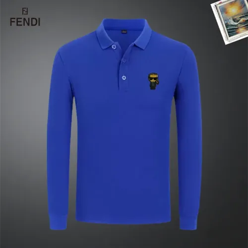 Fendi T-Shirts Long Sleeved For Men #1437340