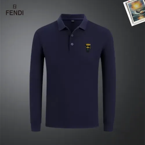 Fendi T-Shirts Long Sleeved For Men #1437341