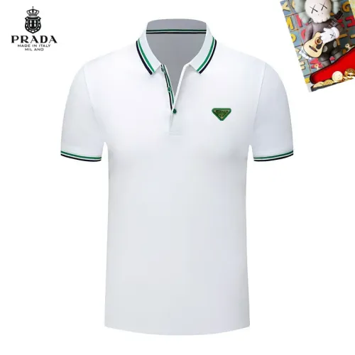 Prada T-Shirts Short Sleeved For Men #1437456