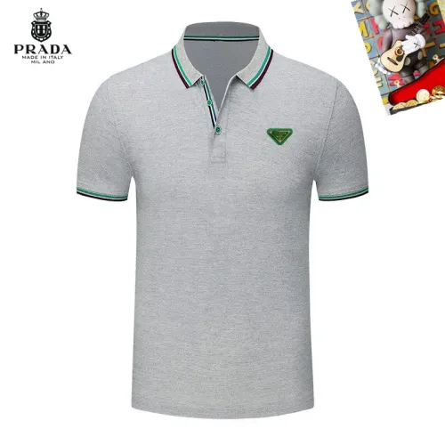 Prada T-Shirts Short Sleeved For Men #1437457