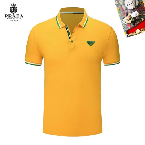 Prada T-Shirts Short Sleeved For Men #1437458