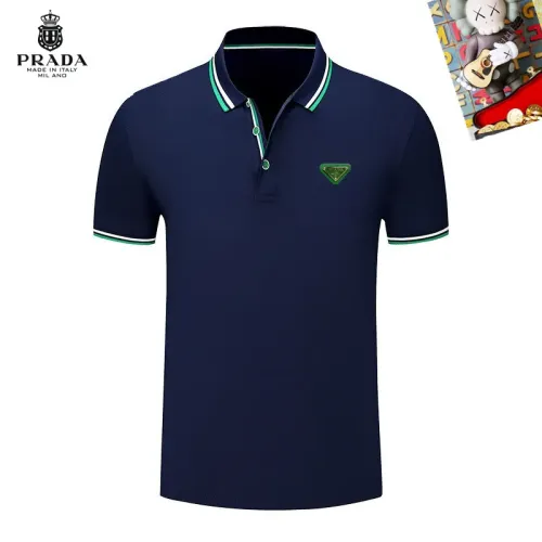 Prada T-Shirts Short Sleeved For Men #1437461