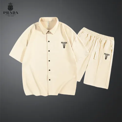 Prada Tracksuits Short Sleeved For Men #1437549