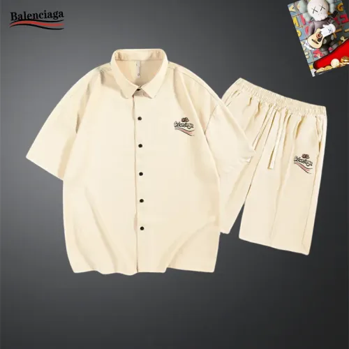 Balenciaga Fashion Tracksuits Short Sleeved For Men #1437552