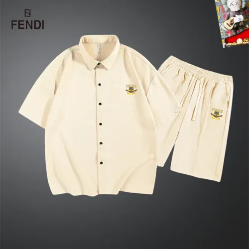 Fendi Tracksuits Short Sleeved For Men #1437561