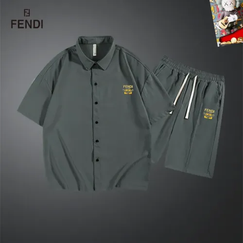Fendi Tracksuits Short Sleeved For Men #1437562