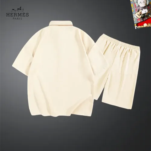 Replica Hermes Tracksuits Short Sleeved For Men #1437597 $48.00 USD for Wholesale